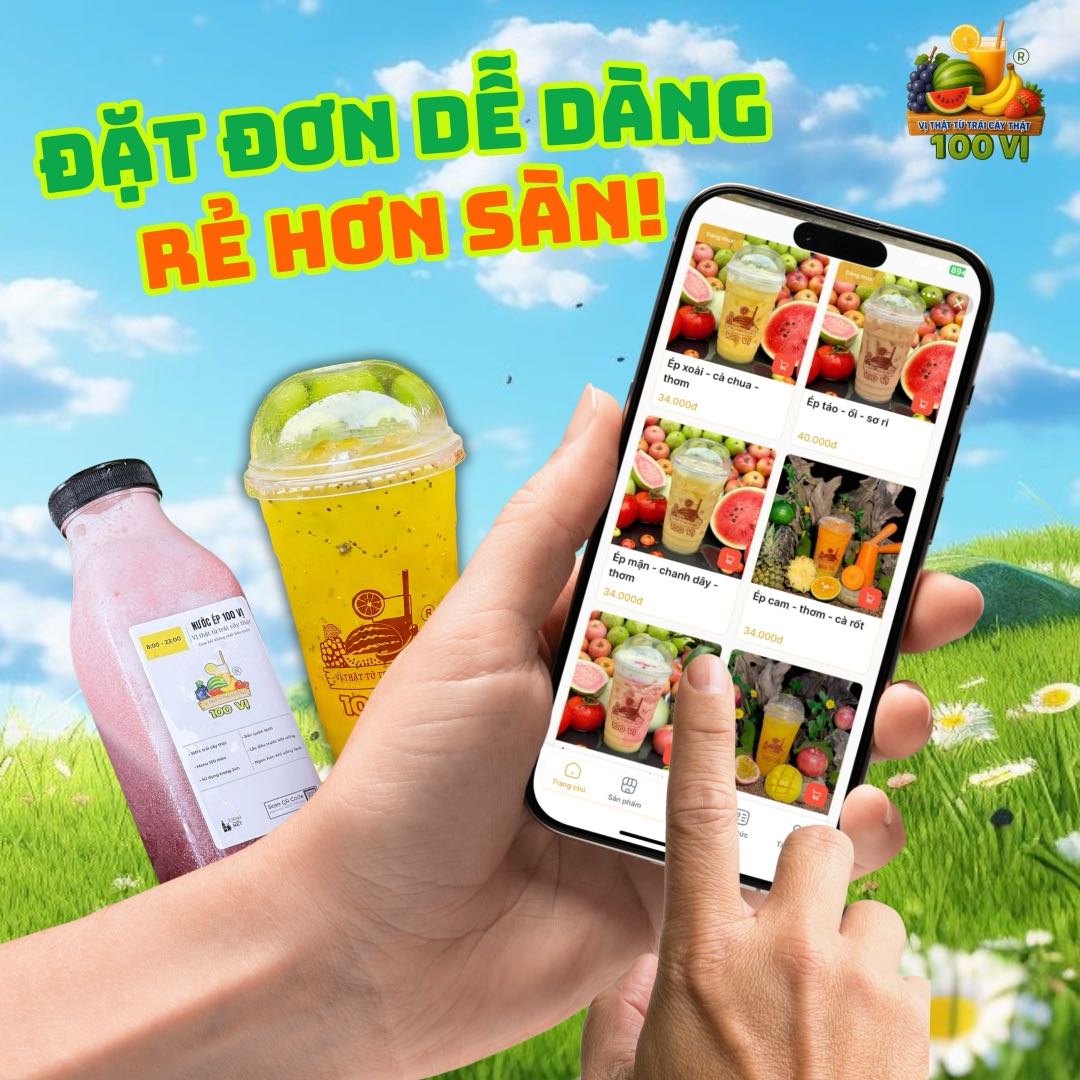 Nước Ép 100 Vị Hoàng Văn Thụ